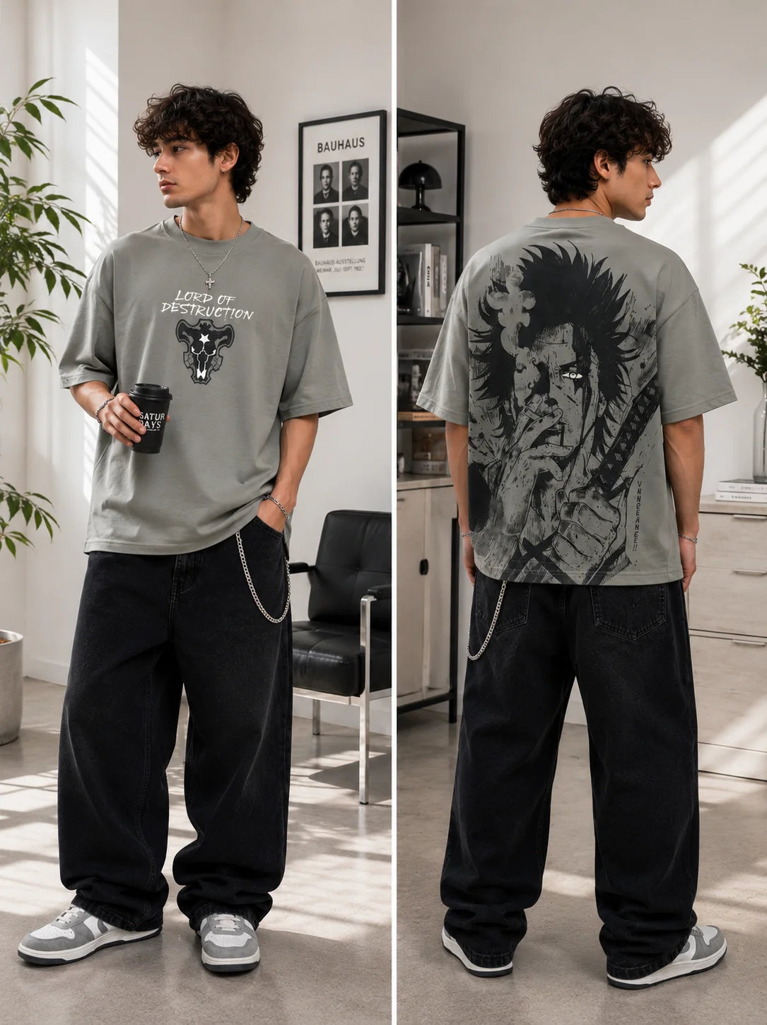 LORD OF DESTRUCTION Oversized Cotton T-Shirt | Unisex