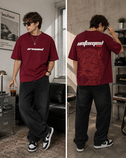 UNTAMED Oversized Cotton T-Shirt | Unisex