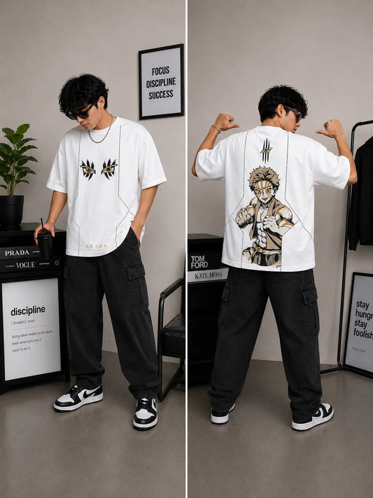 AKAZA Oversized Cotton T-Shirt | Unisex