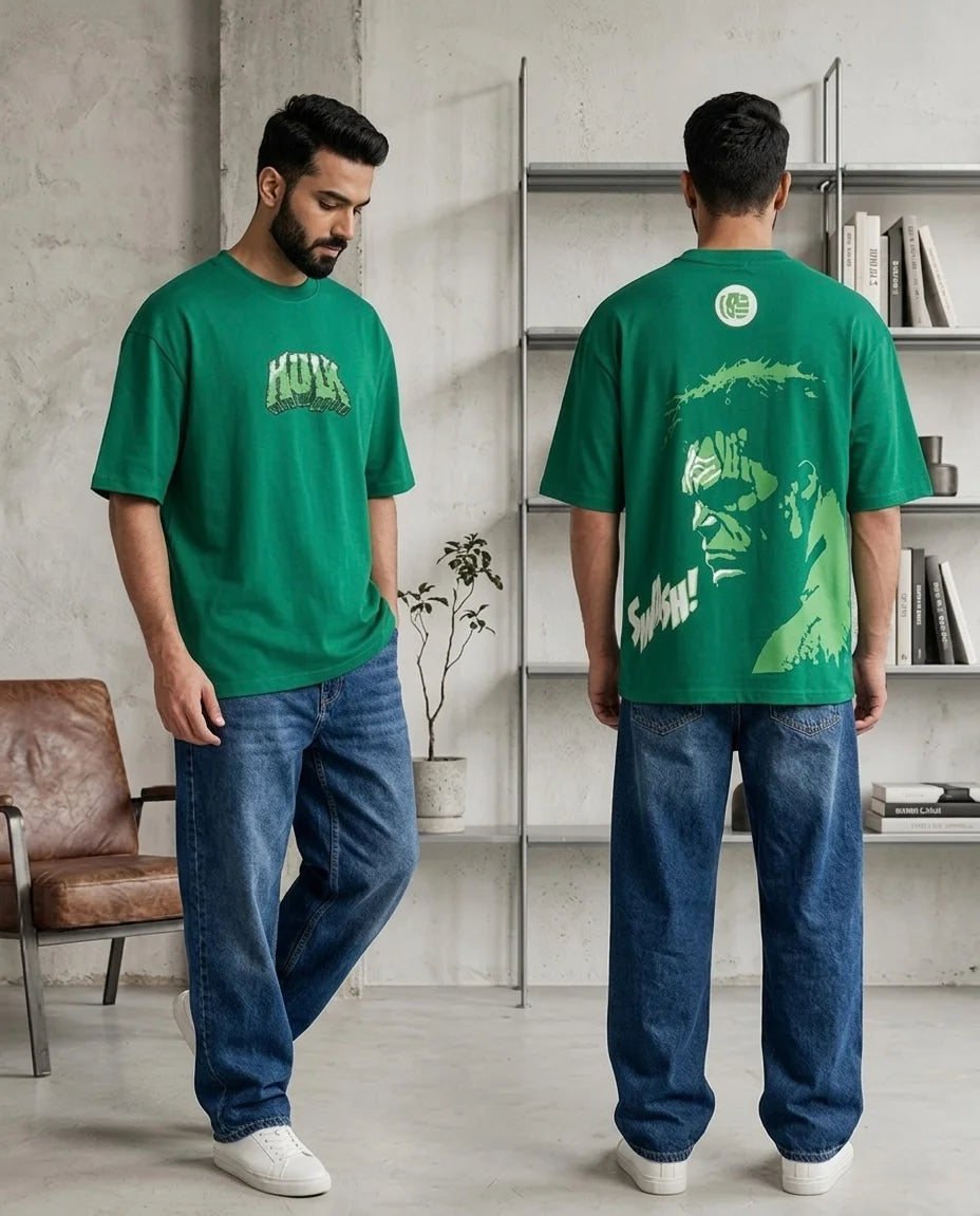 HULK Oversized Cotton T-Shirt | Unisex