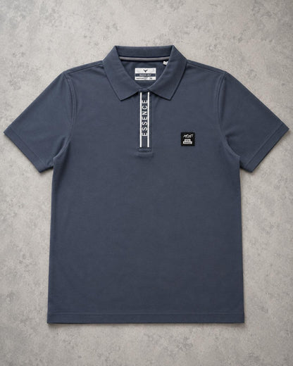 Premium Urban Edge Polo T-Shirt for Men - Slate Grey