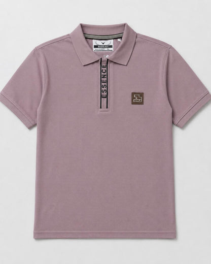 Premium Urban Edge Polo T-Shirt for Men - Dusty Pink