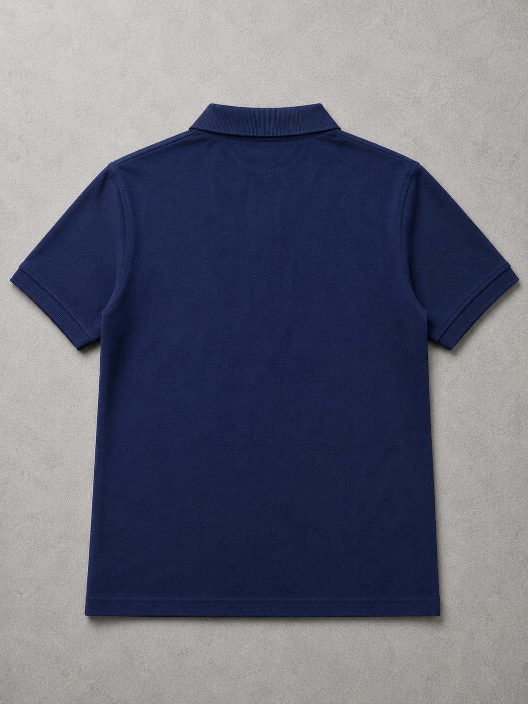 Premium Urban Edge Polo T-Shirt for Men - Navy Blue