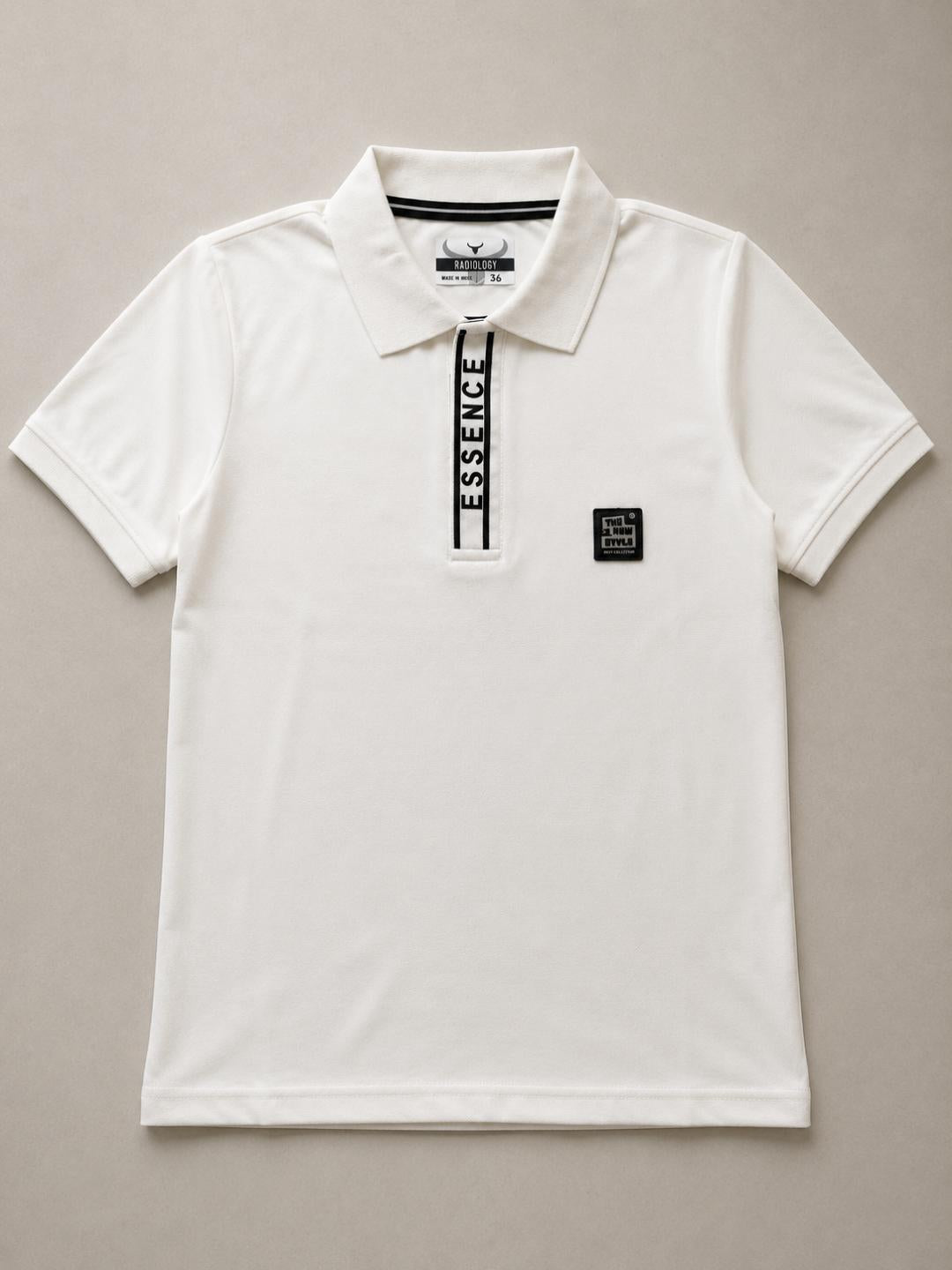 Premium Urban Edge Polo T-Shirt for Men - White