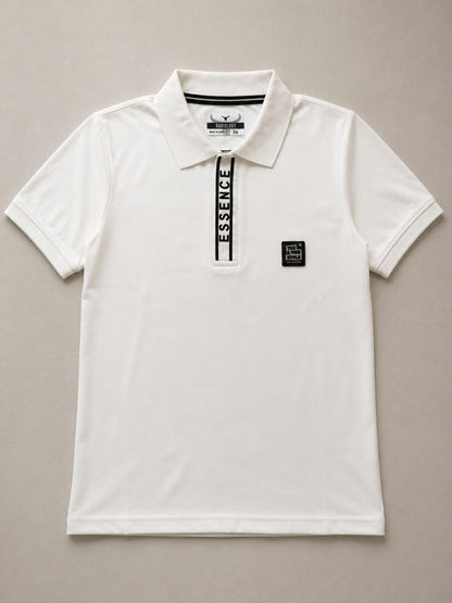 Premium Urban Edge Polo T-Shirt for Men - White
