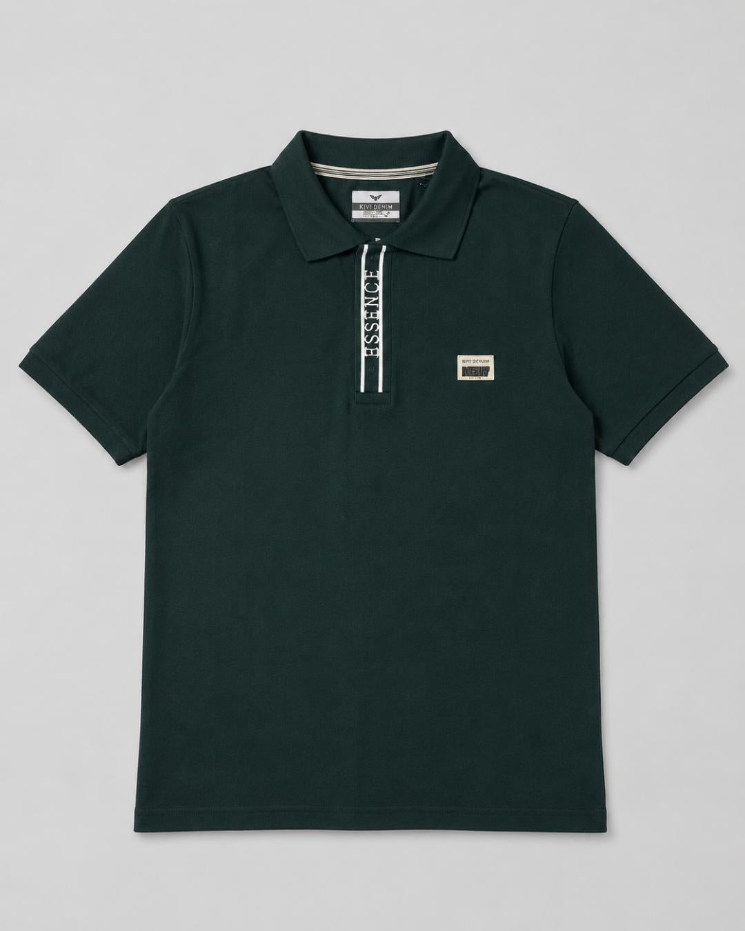 Premium Urban Edge Polo T-Shirt for Men - Bottle Green