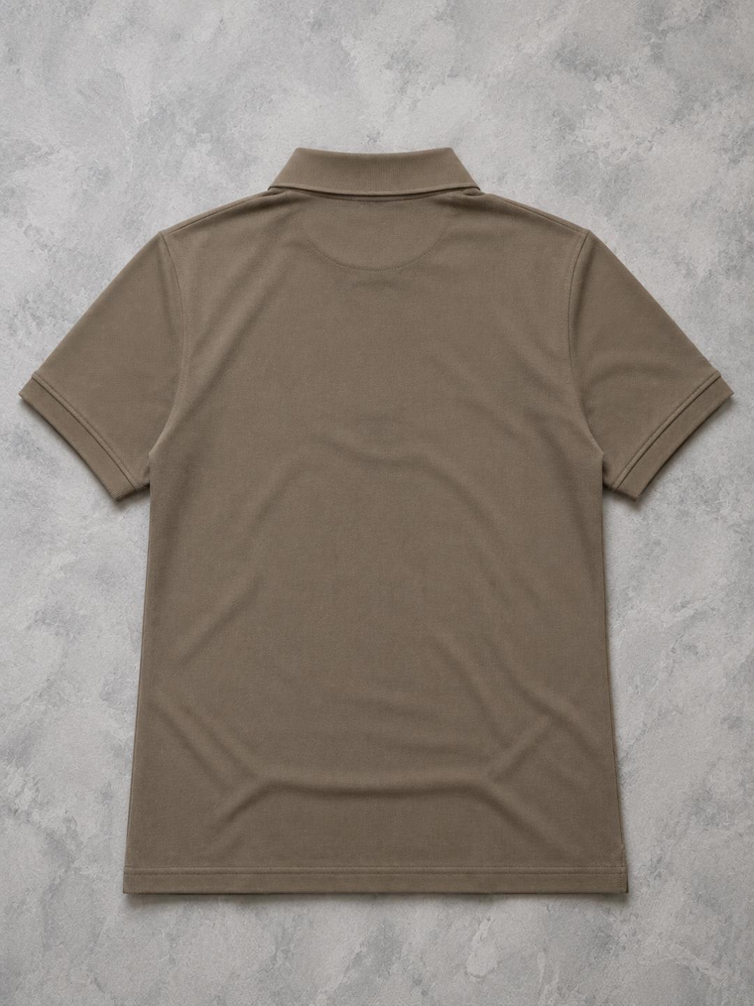 Premium Urban Edge Polo T-Shirt for Men - Khaki Beige