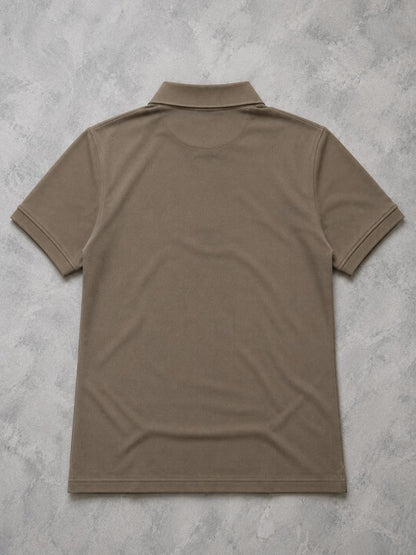 Premium Urban Edge Polo T-Shirt for Men - Khaki Beige