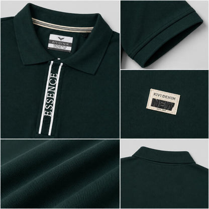Premium Urban Edge Polo T-Shirt for Men - Bottle Green