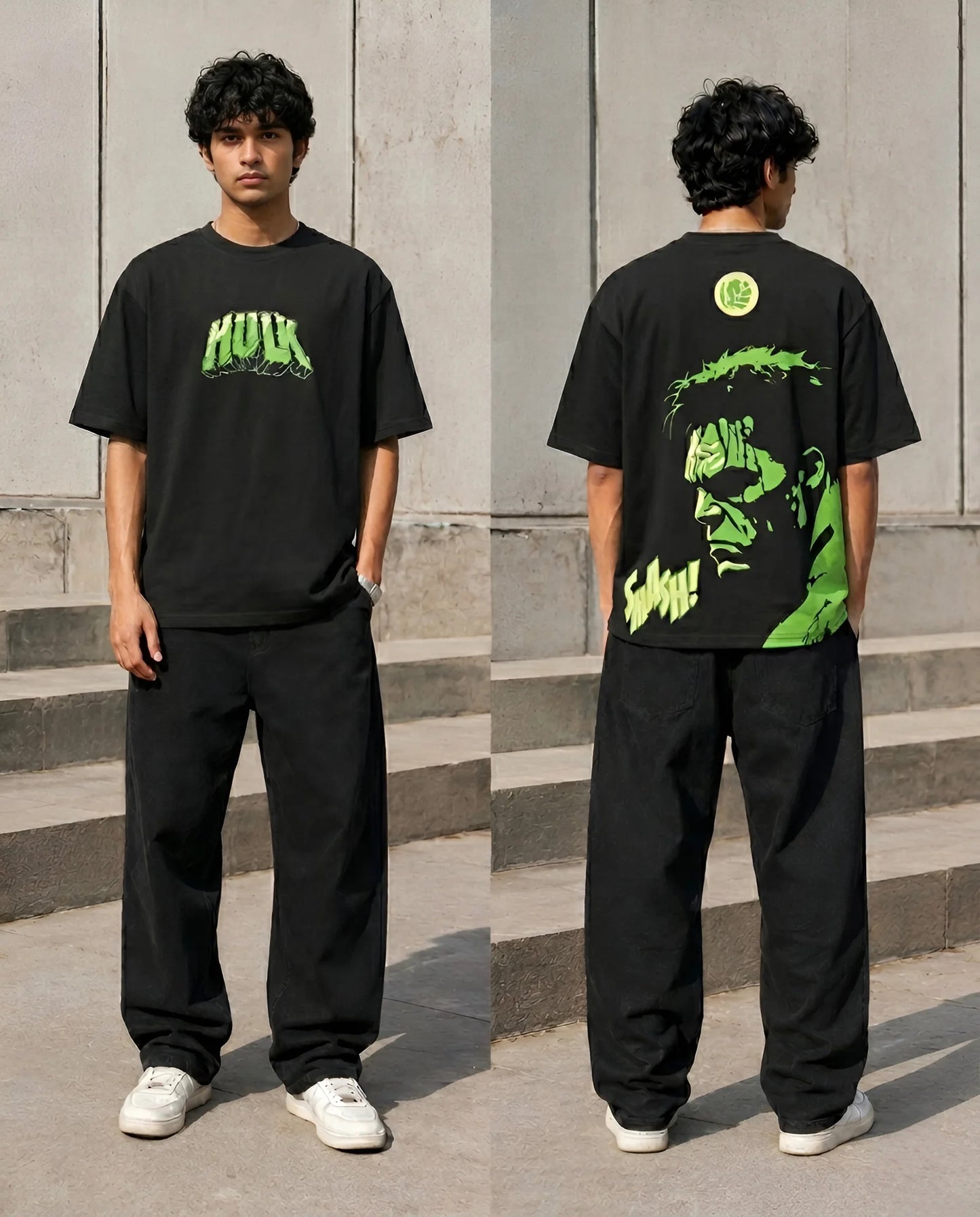 HULK Oversized Cotton T-Shirt | Unisex