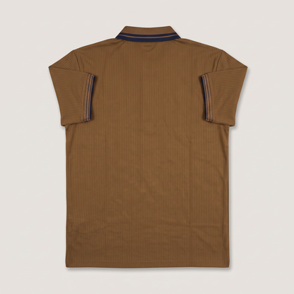 Premium Ribbed Zip Polo T-Shirt for Men